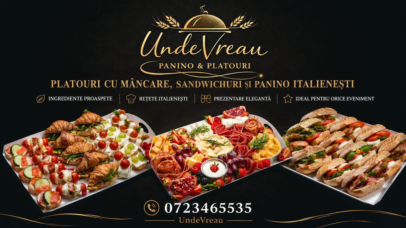 UndeVreau – Panino & Platouri – Platouri cu mâncare, sandwichuri și panino italienești